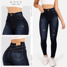 Cargar imagen en el visor de la galería, Jeans Mujer Skinny Tiro Alto 1000-87E
