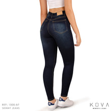 Cargar imagen en el visor de la galería, Jeans Mujer Skinny Tiro Alto 1000-87E
