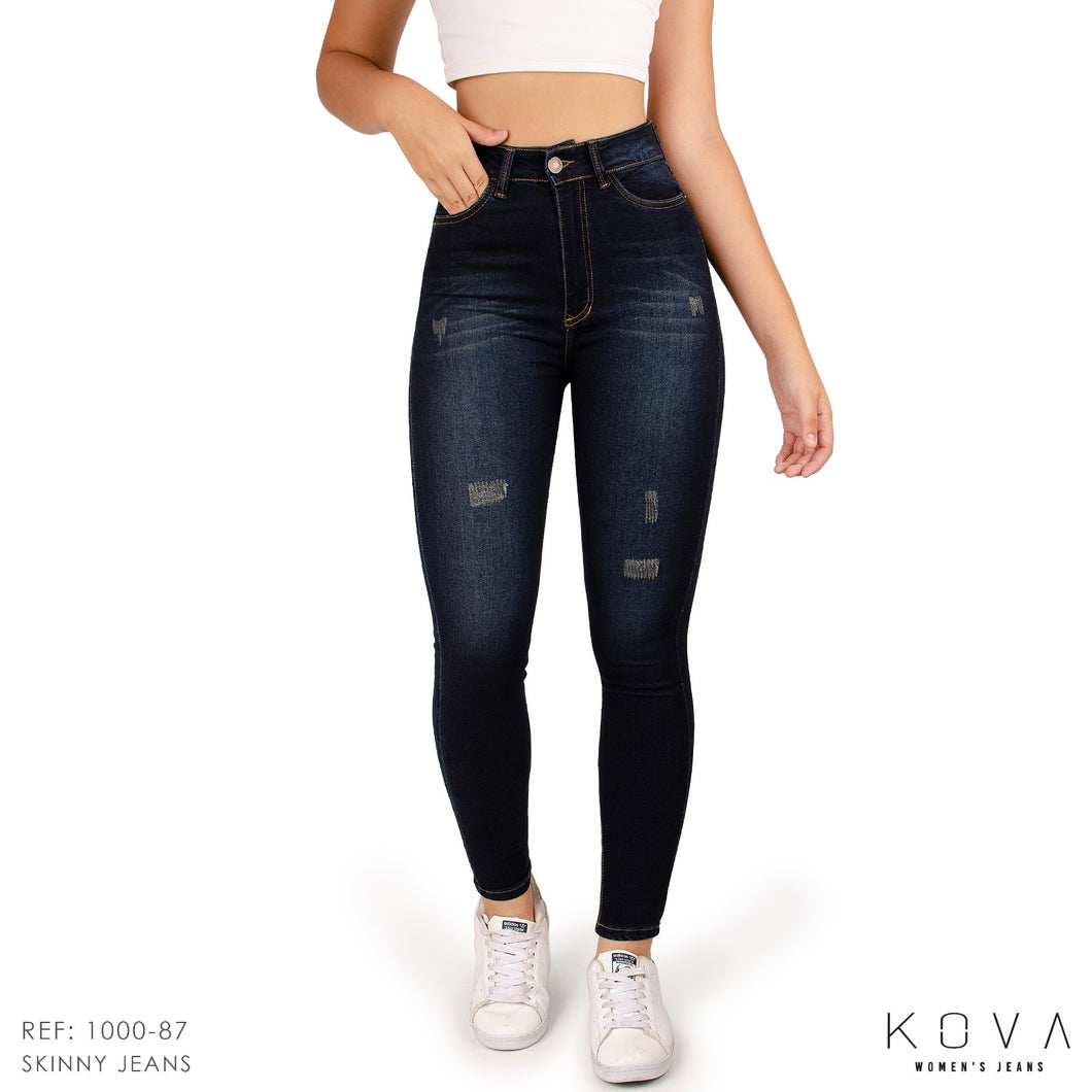 Jeans Mujer Skinny Tiro Alto 1000-87E